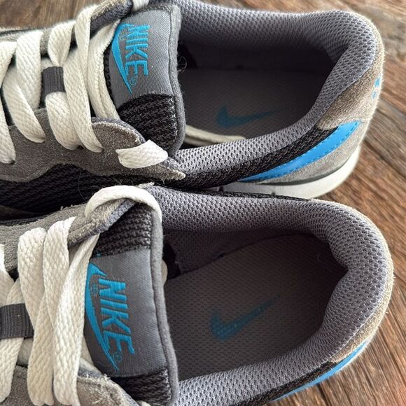 Nike Eclipse Anthracite Grey/Blue/Black Lace Up Sneakers - Picture 5 of 7